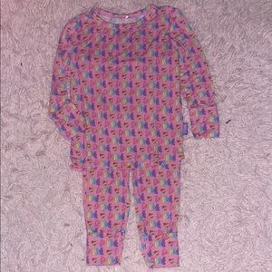 Posh Peanut X Lisa Frank 2T pajama set